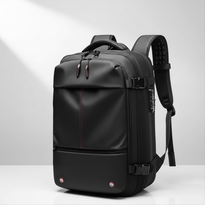 Packfrei Pro – Premium Vakuum-Rucksack für Business & Reisen.